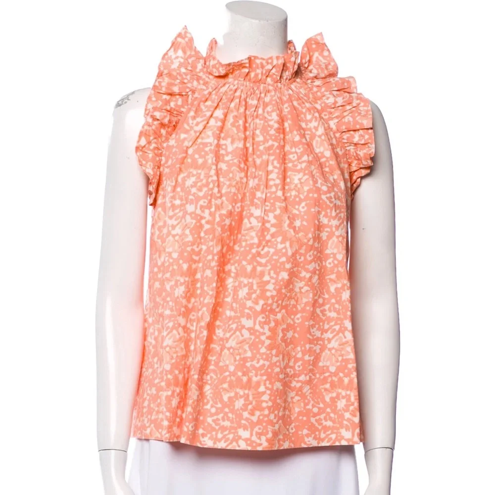Ulla Johnson Ruffled Tank - Picture 1 of 5